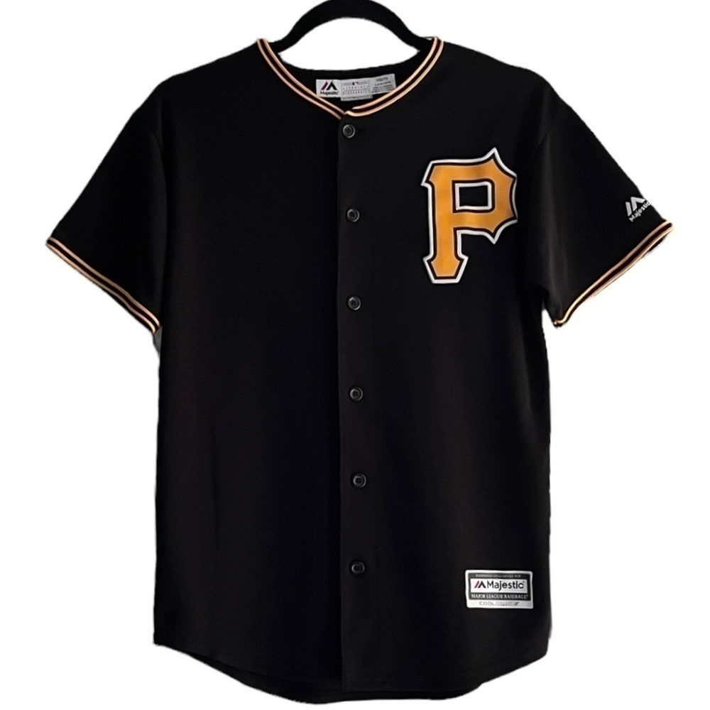 Jung-ho Kang Pittsburgh Pirates Majestic Youth Alternate Jersey - Black‍‍‍‍‍‍‍﻿﻿